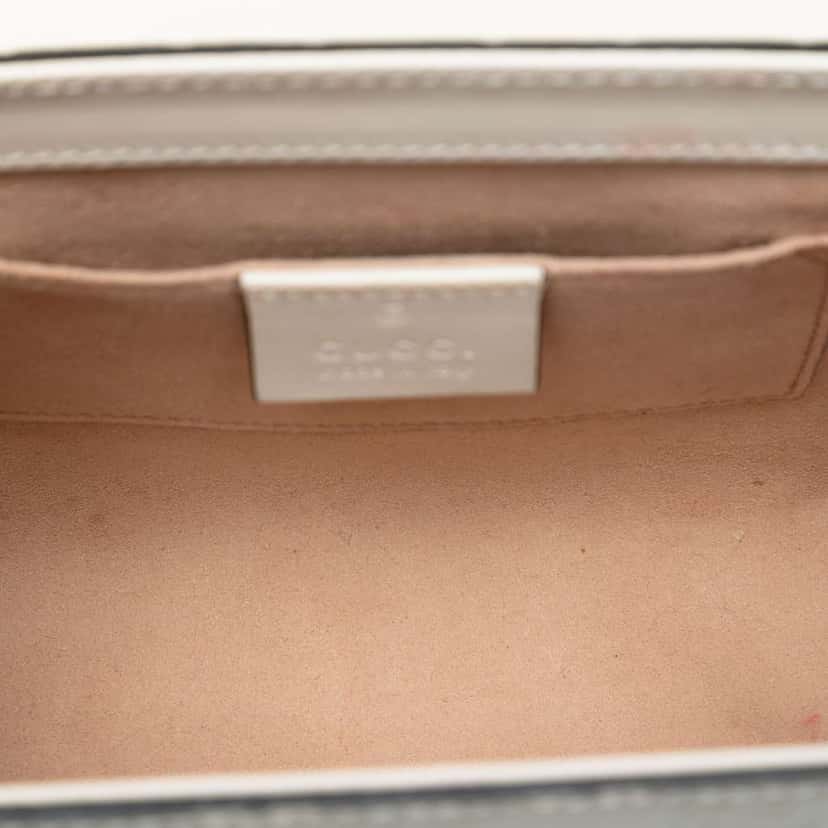 Gucci Small Guccissima Padlock Shoulder Bag Brown Leather Very good condition - Model View