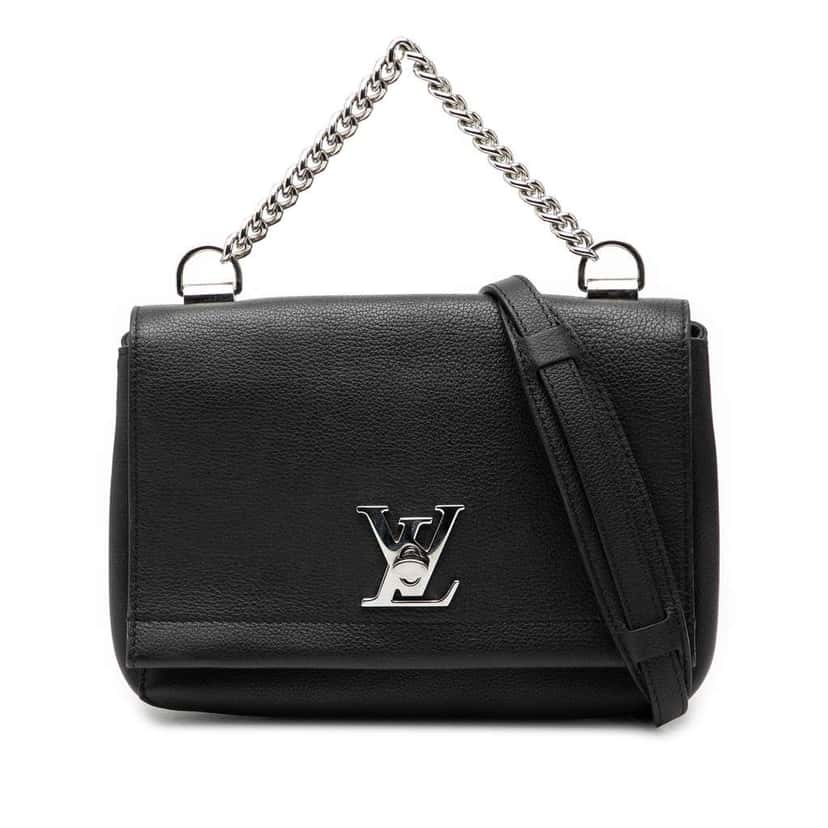 Louis Vuitton Leather Lockme II BB Black Leather Good condition - Front View