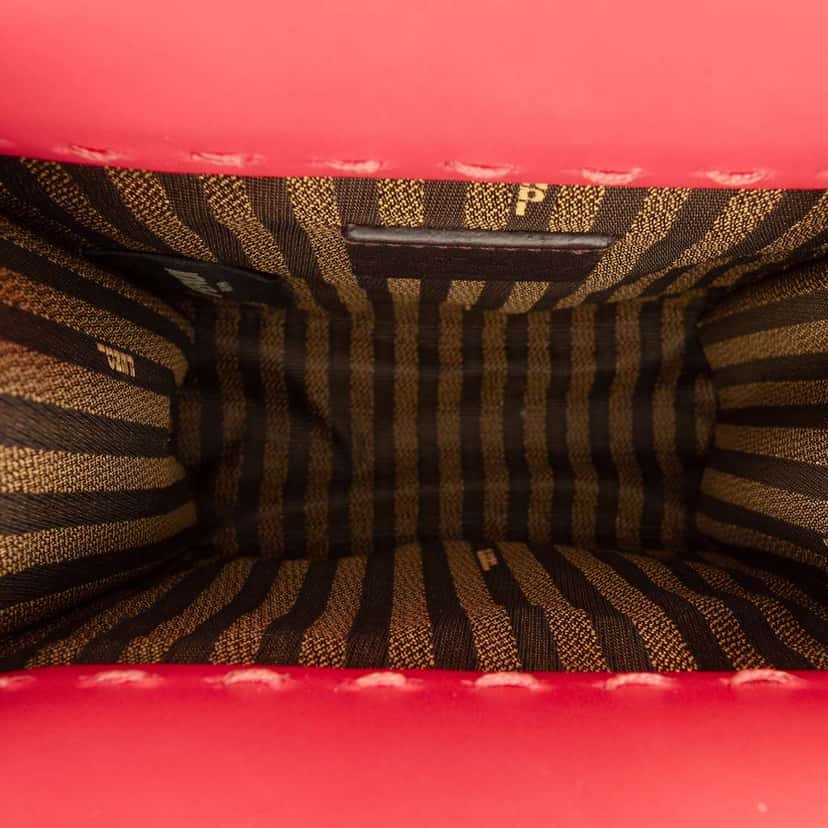 Fendi Mini Leather Sunshine Shopper Tote Pink Leather Very good condition - Model View