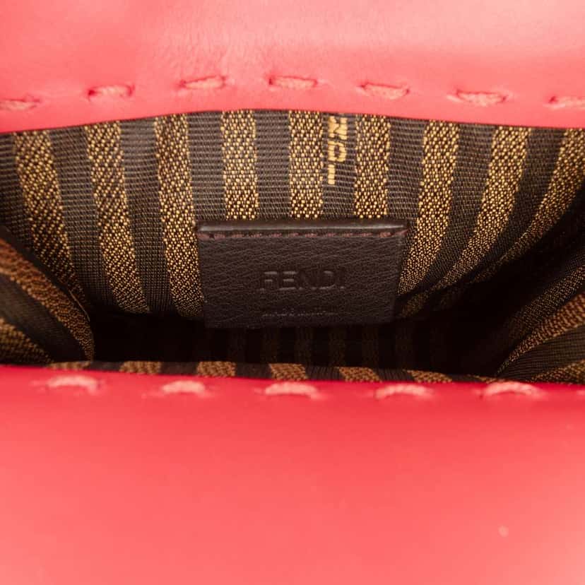 Fendi Mini Leather Sunshine Shopper Tote Pink Leather Very good condition - Box View