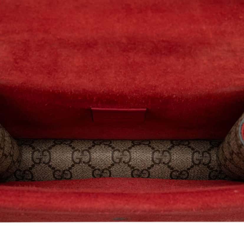 Gucci Small GG Supreme Dionysus Crossbody Brown Canvas Very good condition - Model View