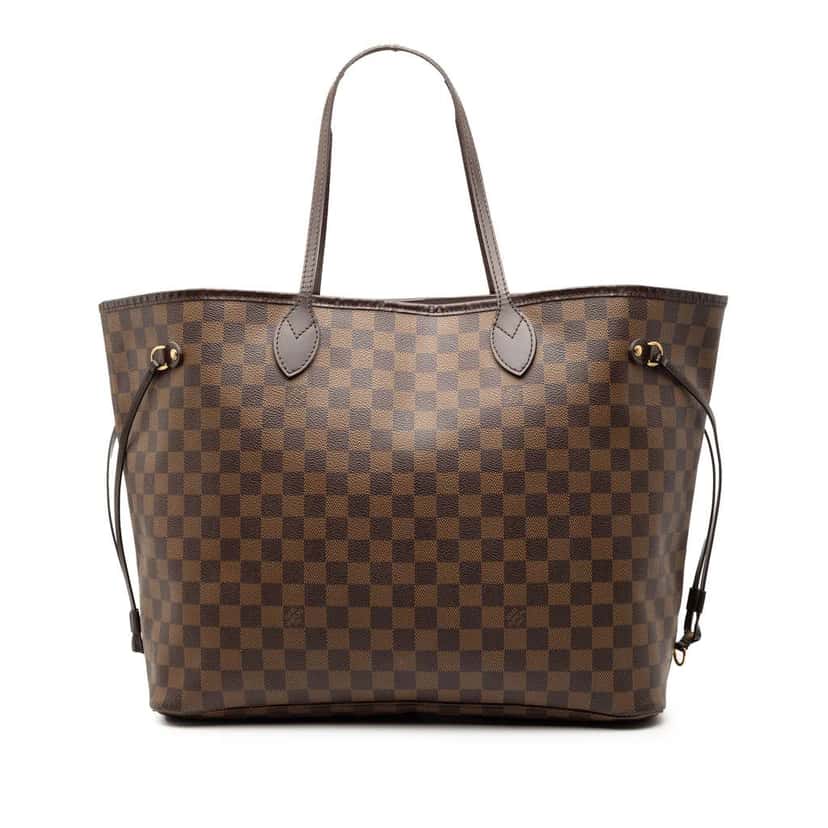 Louis Vuitton Damier Ebene Neverfull GM Brown Very good condition - Front View