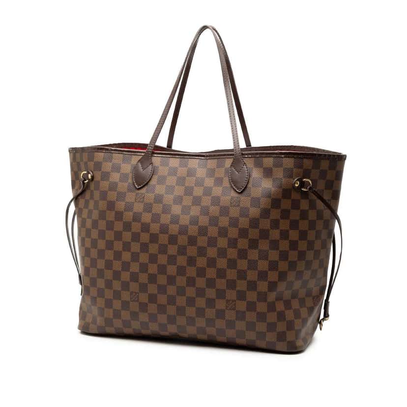 Louis Vuitton Damier Ebene Neverfull GM Brown Very good condition - Back View