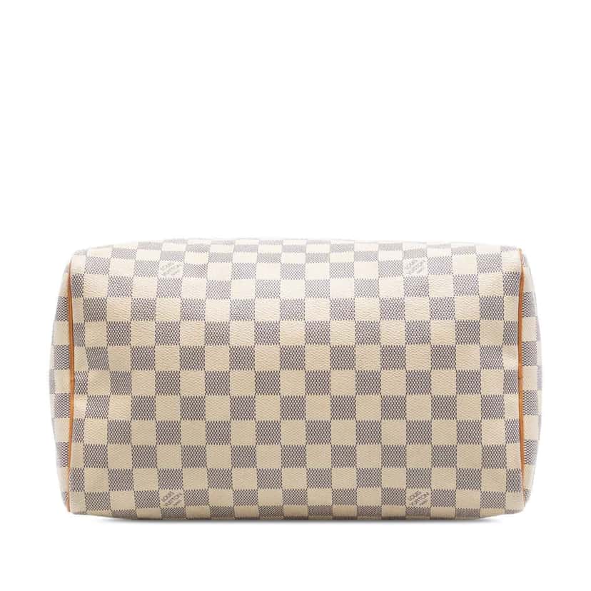 Louis Vuitton Damier Azur Speedy 30 White Very good condition - Inside View