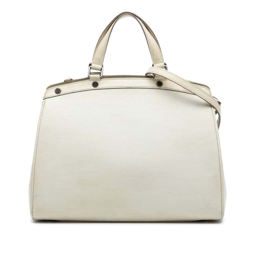 Louis Vuitton Epi Brea GM White Leather Very good condition - Front View