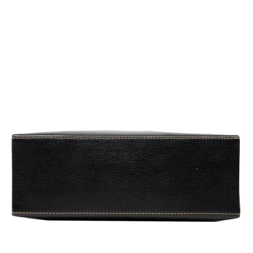 Loewe Leather Velazquez Twist Satchel Black Leather Very good condition - Inside View