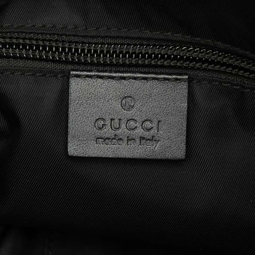 Gucci GG Techno Canvas Web Messenger Bag Black Canvas Good condition - Box View