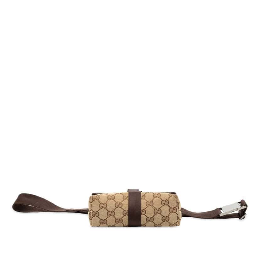 Gucci GG Canvas Belt Bag Brown Canvas Very good condition - Inside View