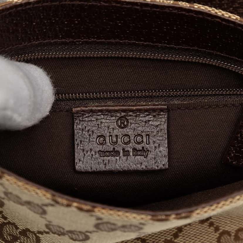 Gucci GG Canvas Belt Bag Brown Canvas Very good condition - Box View