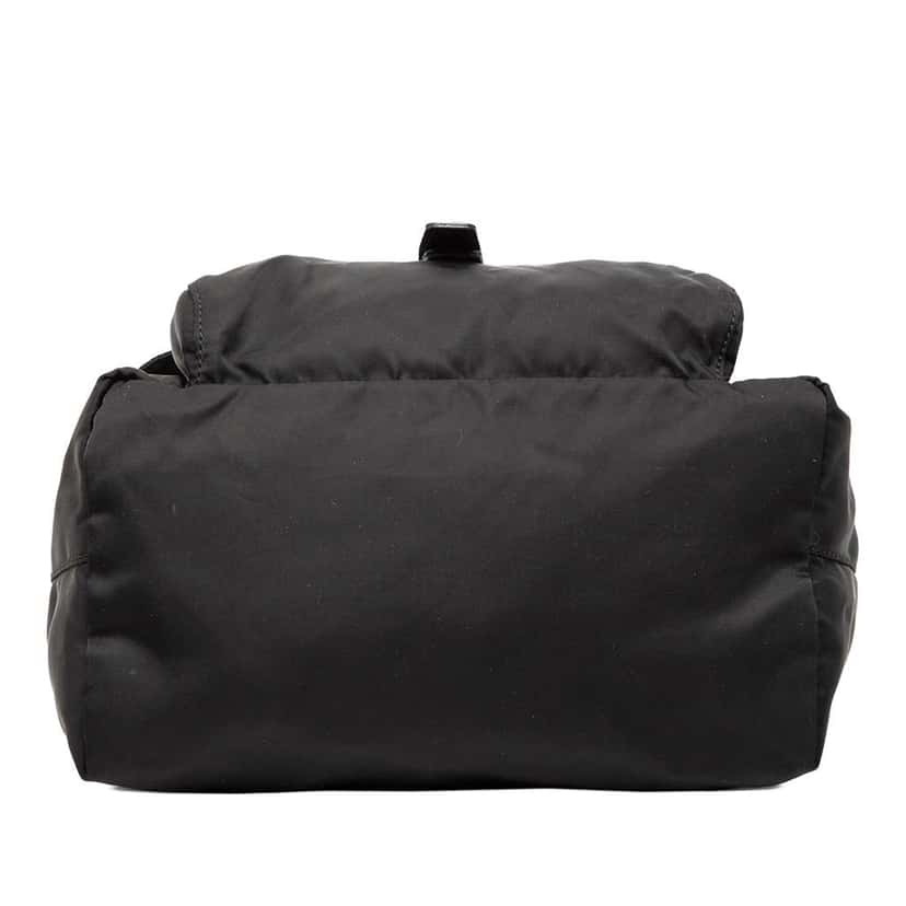 Prada Tessuto Zip Buckle Messenger Bag Black Good condition - Inside View