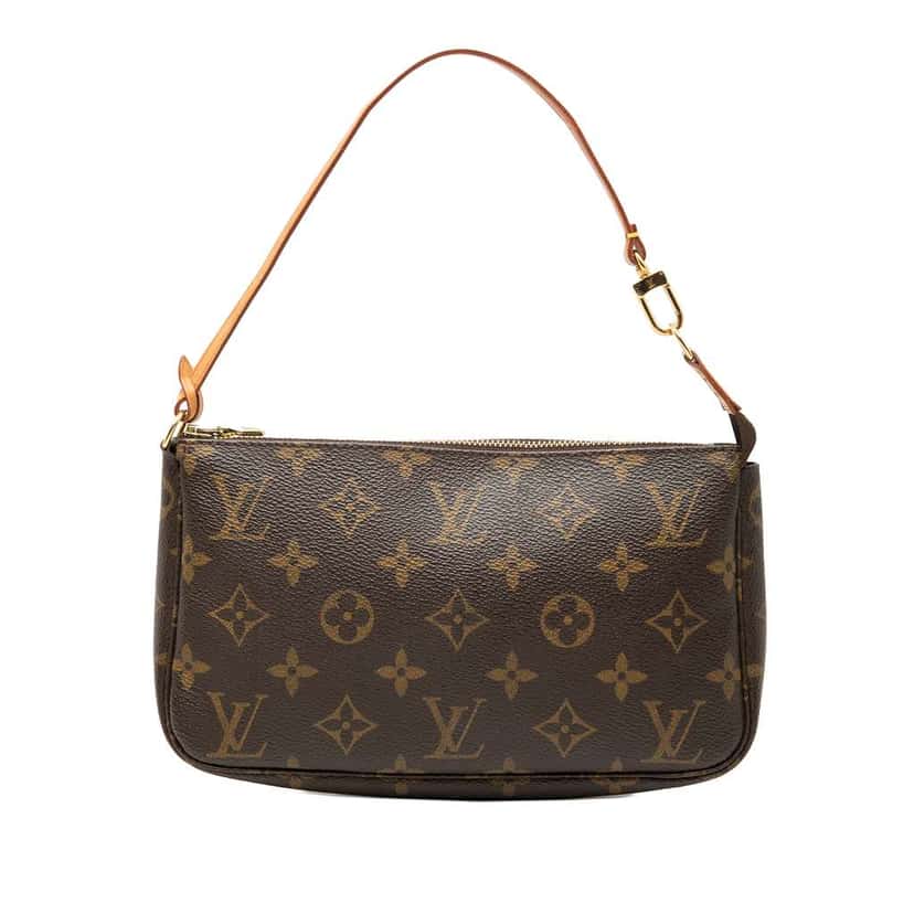 Louis Vuitton Monogram Pochette Accessoires Brown Very good condition - Front View