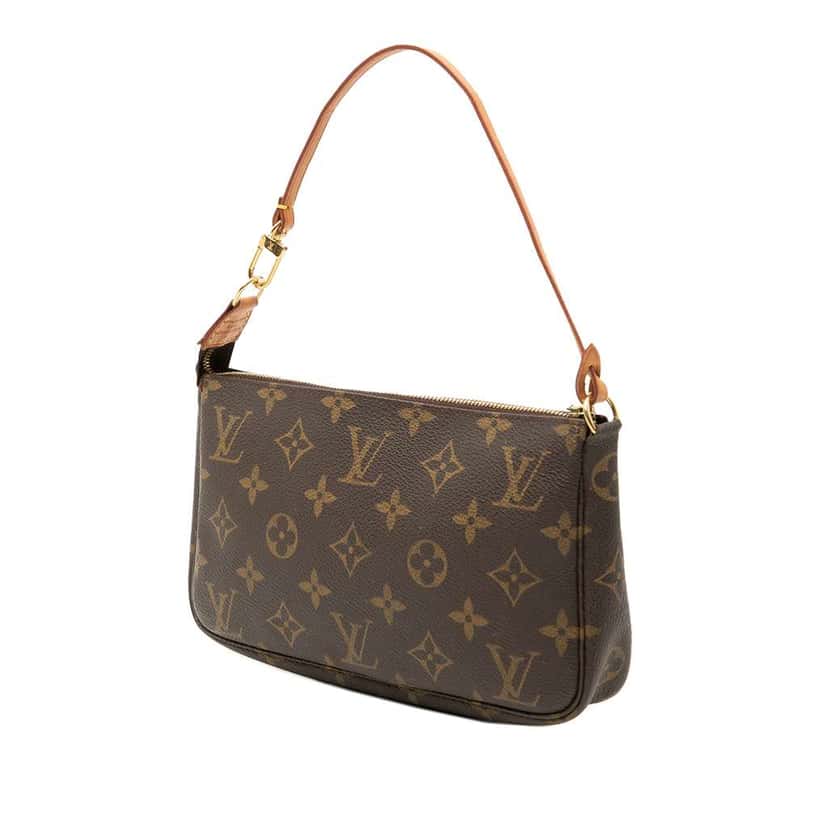 Louis Vuitton Monogram Pochette Accessoires Brown Very good condition - Back View