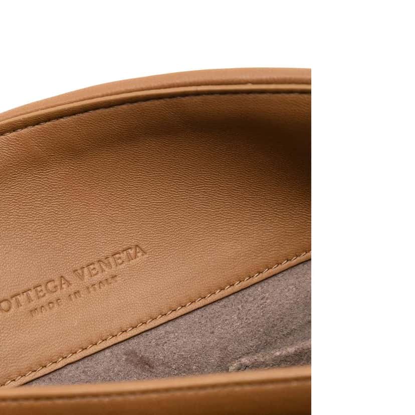 Bottega Veneta Medium Nappa Intrecciato Olimpia Shoulder Bag Brown Leather Very good condition - Box View