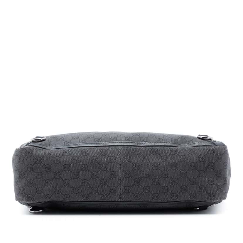 Gucci GG Denim Abbey D Ring Tote Black Denim Very good condition - Inside View