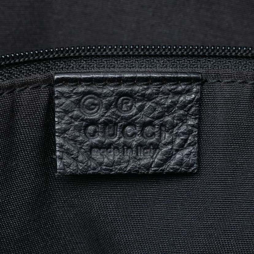 Gucci GG Denim Abbey D Ring Tote Black Denim Very good condition - Box View