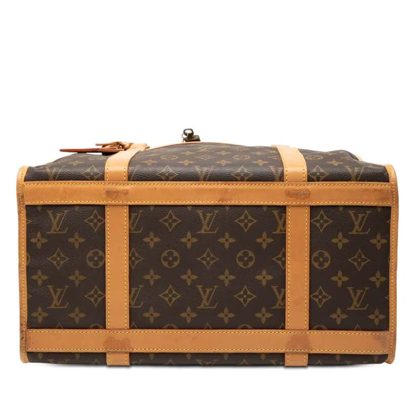 Louis Vuitton Monogram Sac Chien Pet Carrier 40 Brown Very good condition - Inside View
