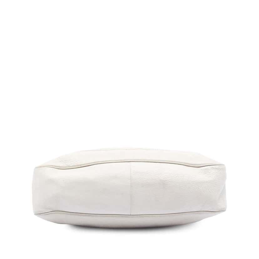 Gucci Calfskin Bamboo Diana Satchel White Leather Very good condition - Inside View