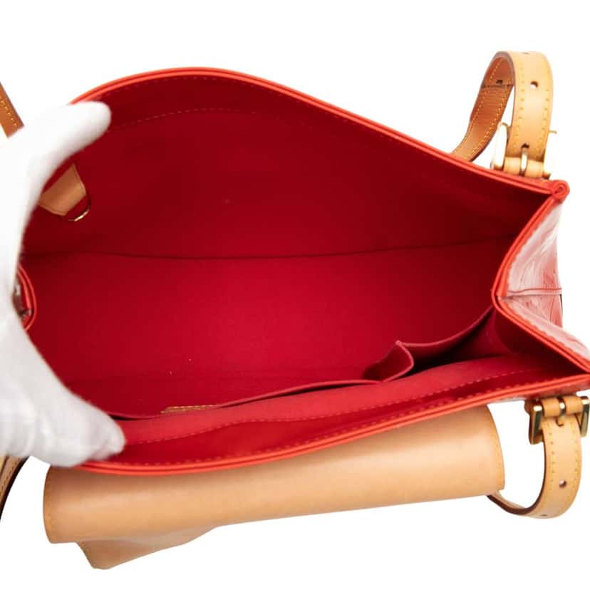 Louis Vuitton Monogram Vernis Biscayne Bay GM Red Leather Very good condition - Model View