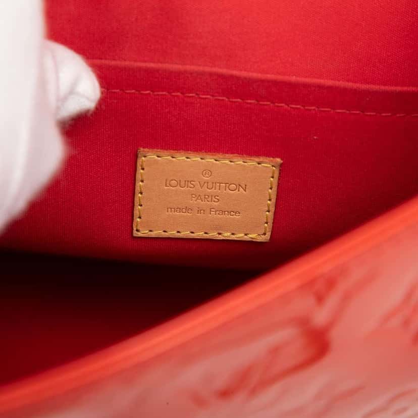 Louis Vuitton Monogram Vernis Biscayne Bay GM Red Leather Very good condition - Box View