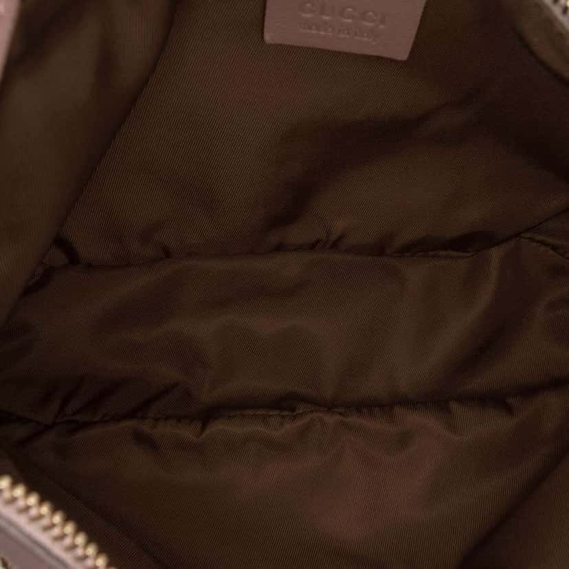 Gucci GG Canvas Web Handbag Brown Canvas Good condition - Model View