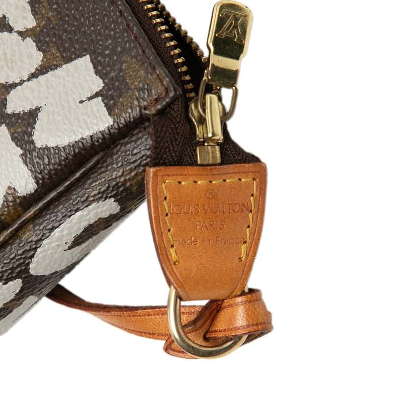 Louis Vuitton Stephen Sprouse Monogram Graffiti Pochette Accessoires Brown Very good condition - Box View