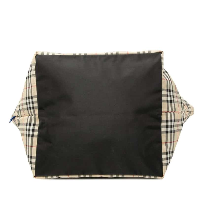 Burberry House Check Canvas Tote Brown Canvas Good condition - Inside View