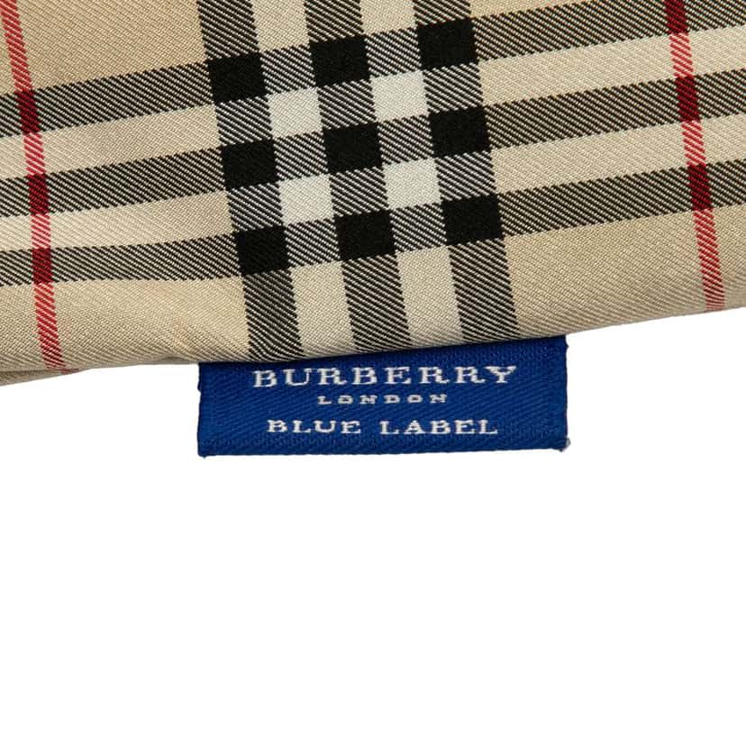 Burberry House Check Canvas Tote Brown Canvas Good condition - Box View