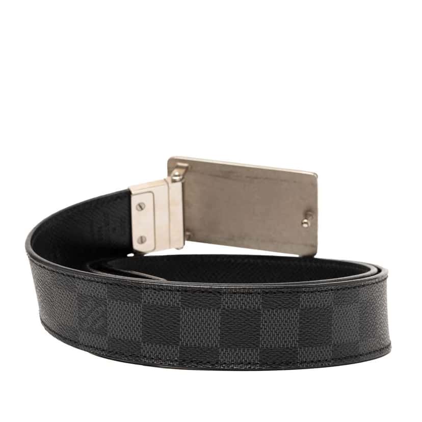Louis Vuitton Damier Graphite Ceinture Inventeur Belt Black Very good condition - Inside View