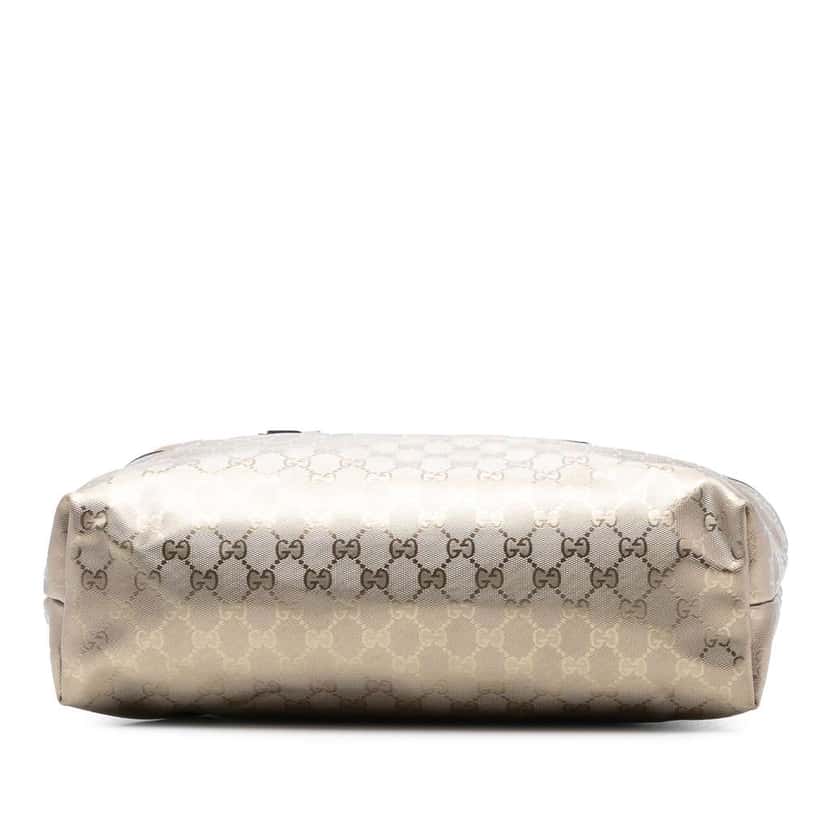 Gucci Medium GG Imprime Tote Gold Canvas Very good condition - Inside View