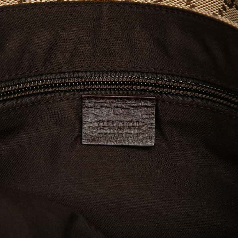 Gucci GG Canvas Belt Bag Brown Canvas Very good condition - Box View