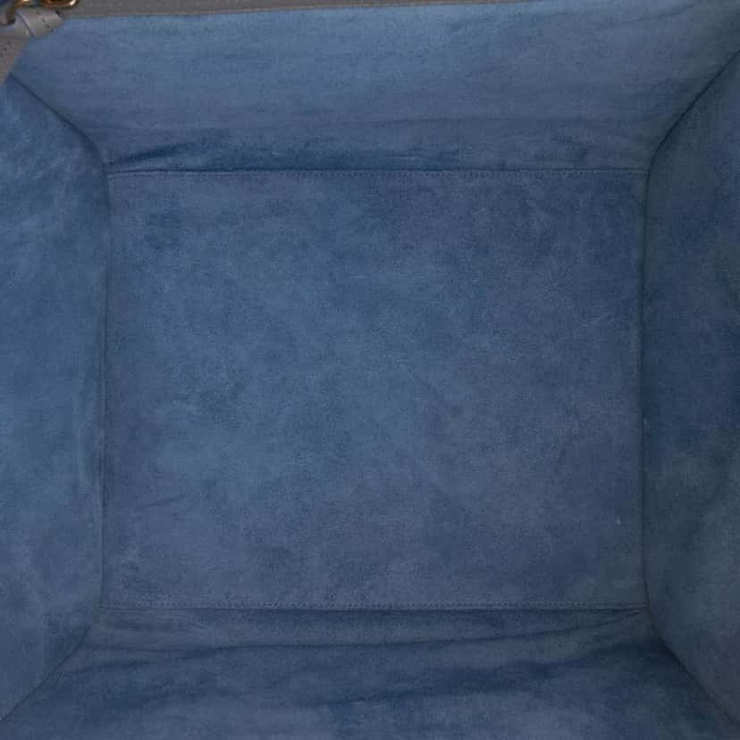 Celine Medium Leather Phantom Luggage Tote Grey Leather Good condition - Model View