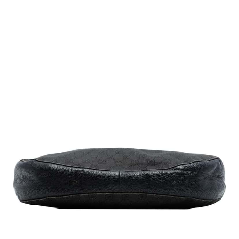 Gucci GG Denim Shoulder Bag Black Denim Very good condition - Inside View