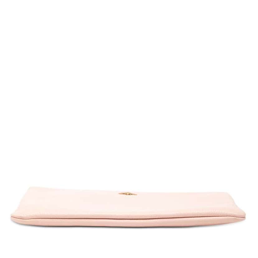 Gucci Leather Blind For Love Clutch Pink Leather Very good condition - Inside View