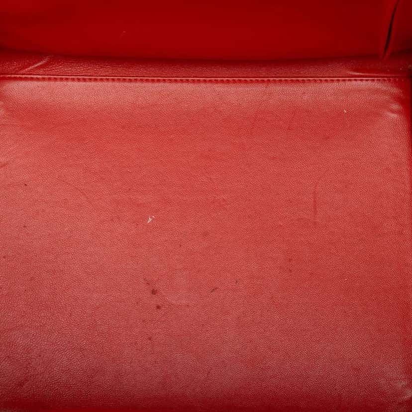 Celine Medium Leather Phantom Luggage Tote Orange Leather Very good condition - Model View