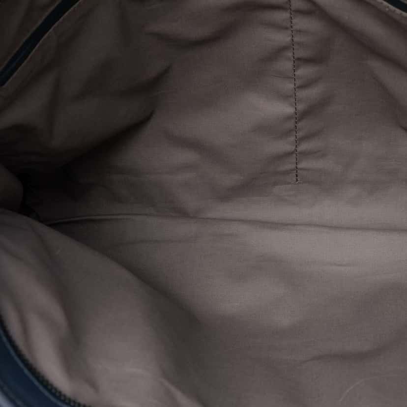 Bottega Veneta Nappa Intrecciato Business Bag Blue Leather Good condition - Model View