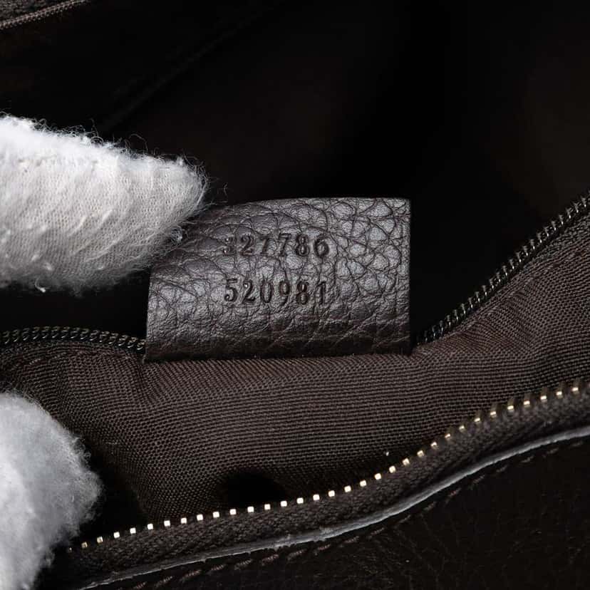 Gucci GG Crystal Abbey D Ring Shoulder Bag Brown Canvas Good condition - Box View