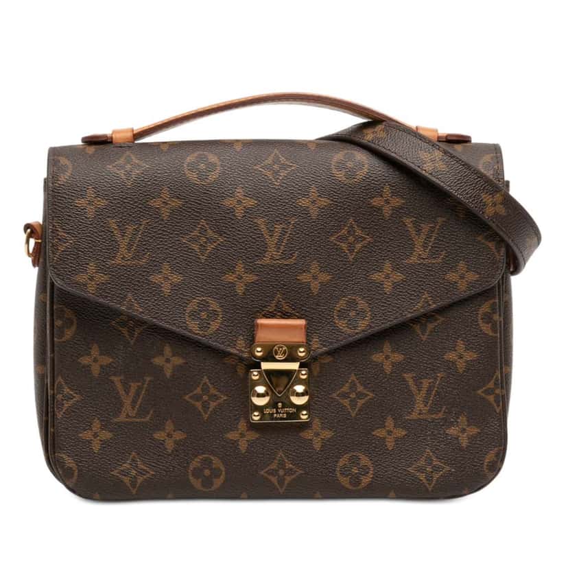 Louis Vuitton Monogram Pochette Metis Brown Very good condition - Front View