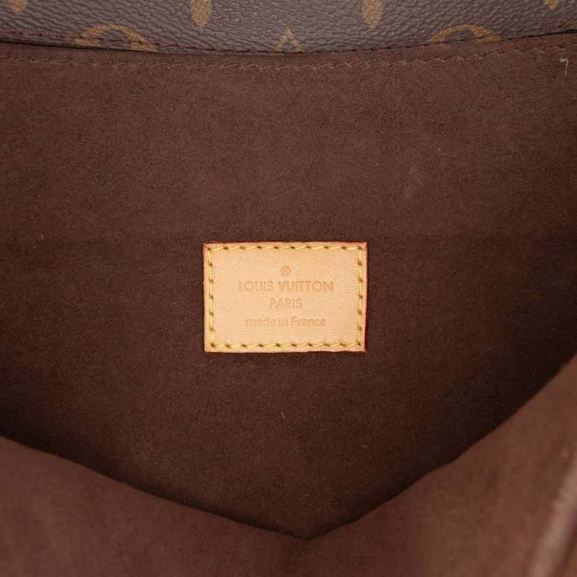 Louis Vuitton Monogram Pochette Metis Brown Very good condition - Box View