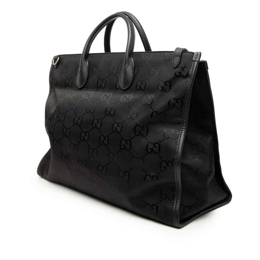 Gucci GG Econyl Off The Grid Convertible Tote Black Very good condition - Back View