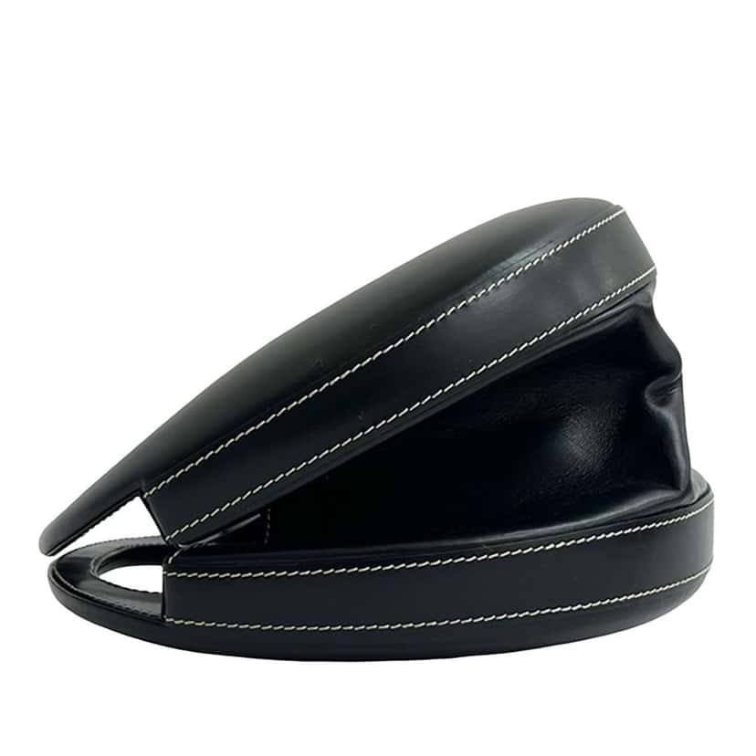 Loewe Leather Handbag Black Leather Good condition - Box View