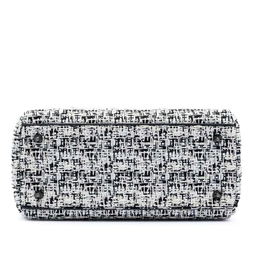 Dior Medium Tweed Lady Dior White Tweed Very good condition - Inside View