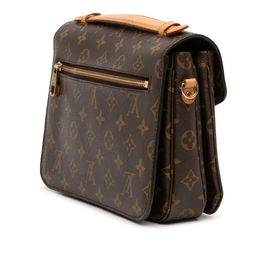 Louis Vuitton Monogram Pochette Metis Brown Very good condition - Back View