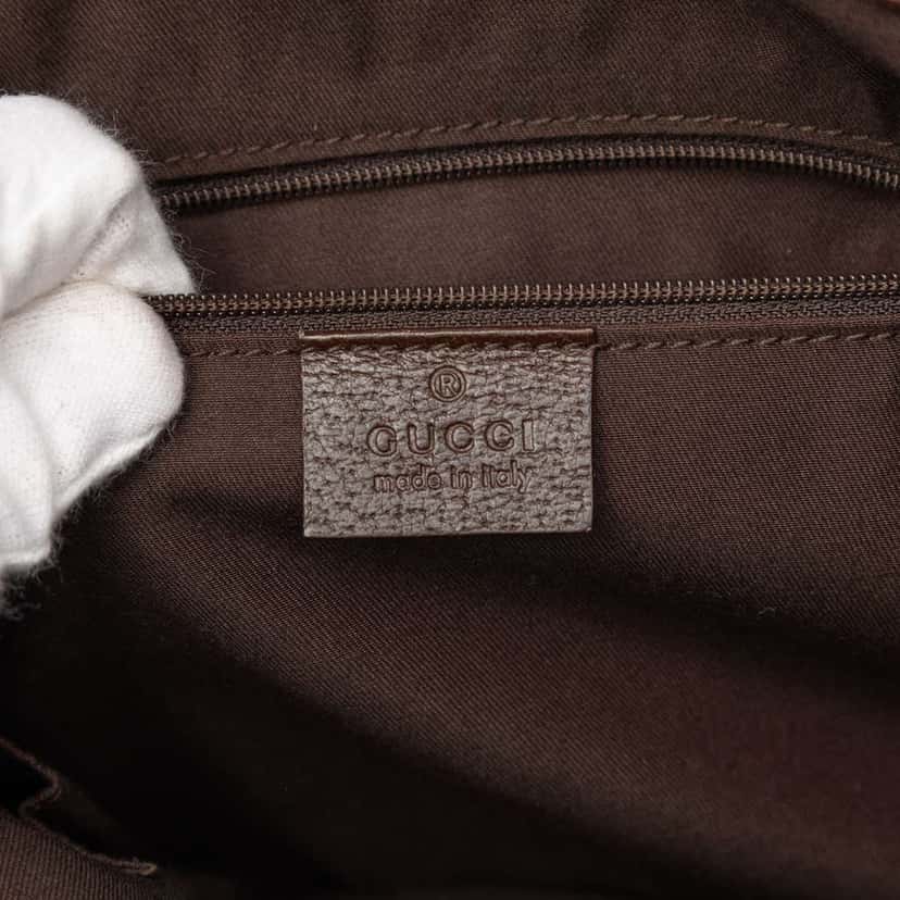 Gucci GG Canvas Eclipse Shoulder Bag Brown Canvas Good condition - Box View