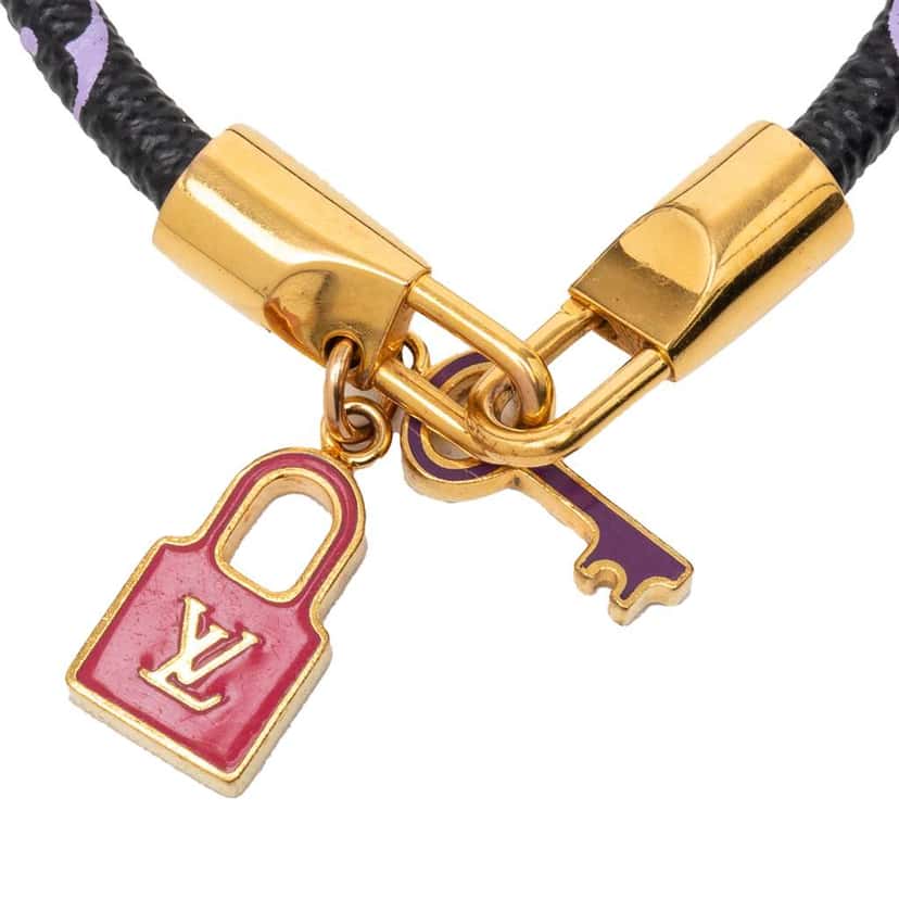 Louis Vuitton Monogram Multicolore Luck It Bracelet Black Good condition - Box View
