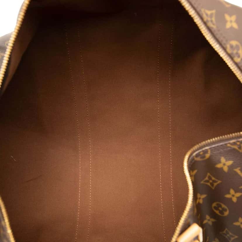 Louis Vuitton Monogram Keepall Bandouliere 50 Brown Very good condition - Model View