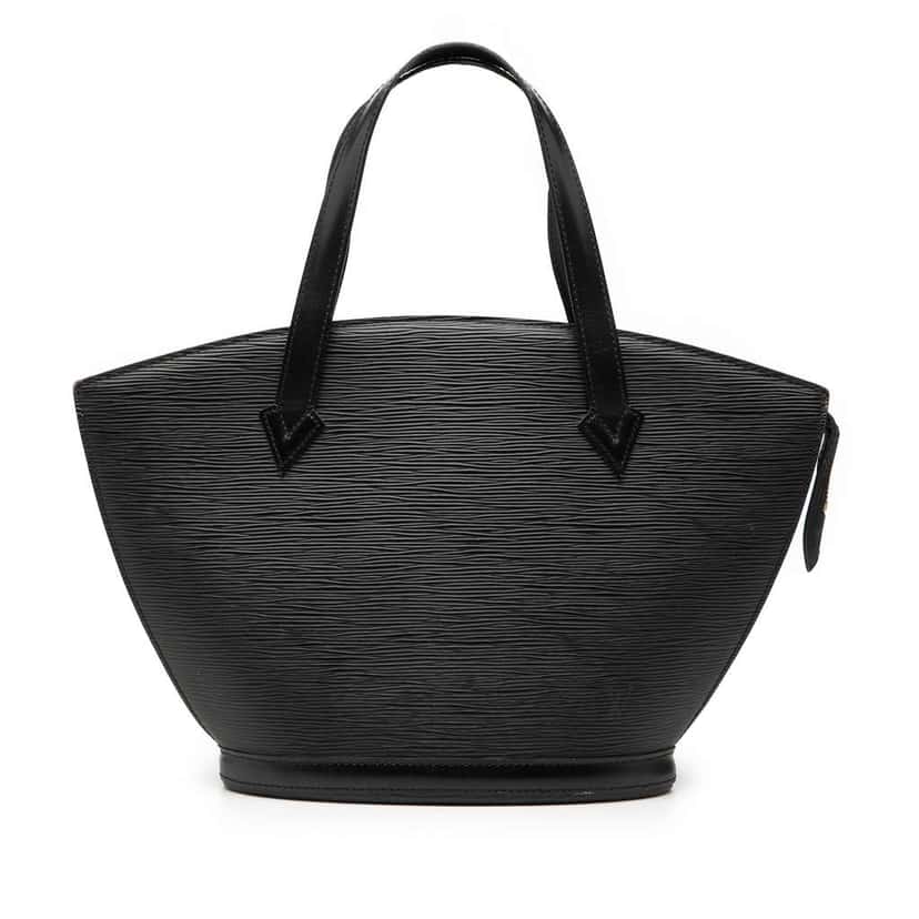 Louis Vuitton Epi Saint Jacques PM Short Strap Black Leather Very good condition - Front View