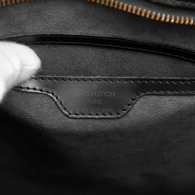 Louis Vuitton Epi Saint Jacques PM Short Strap Black Leather Very good condition - Box View