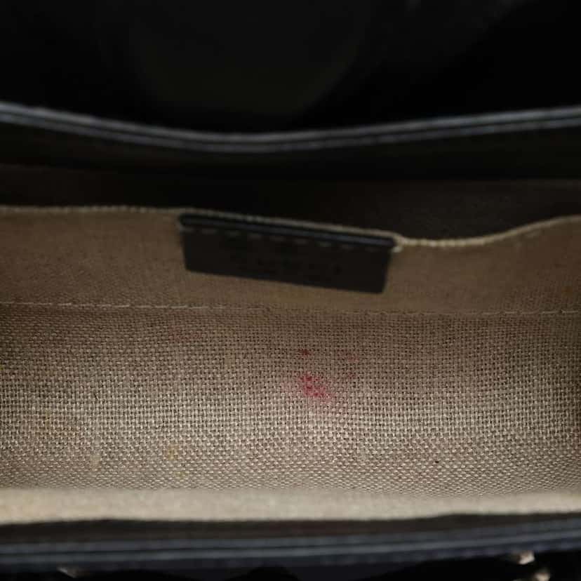 Gucci Mini Microguccissima Emily Crossbody Black Leather Very good condition - Model View