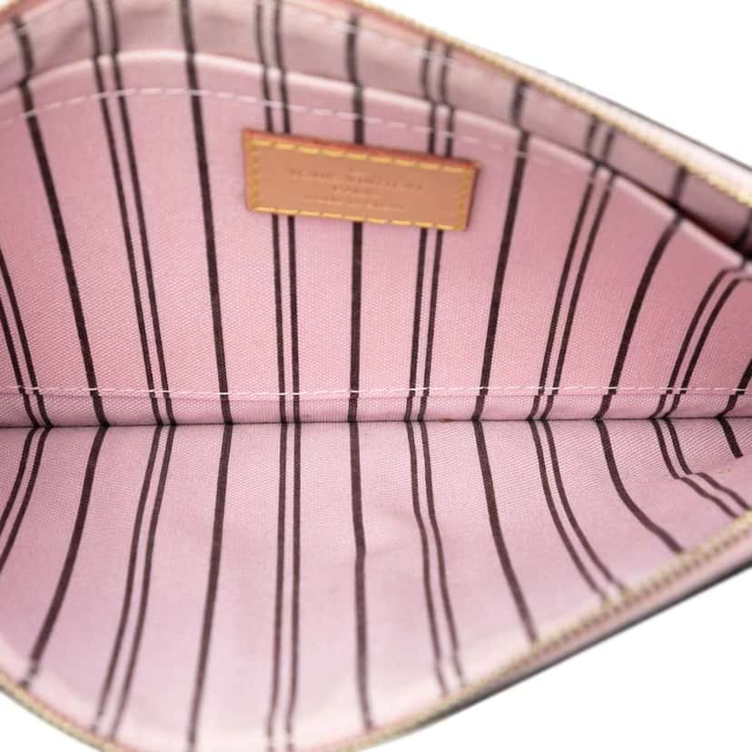 Louis Vuitton Monogram Neverfull MM Pouch Brown Good condition - Model View