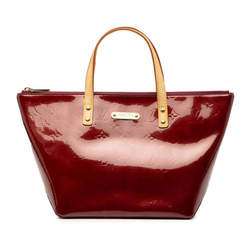 Louis Vuitton Monogram Vernis Bellevue PM Red Leather Very good condition - Front View